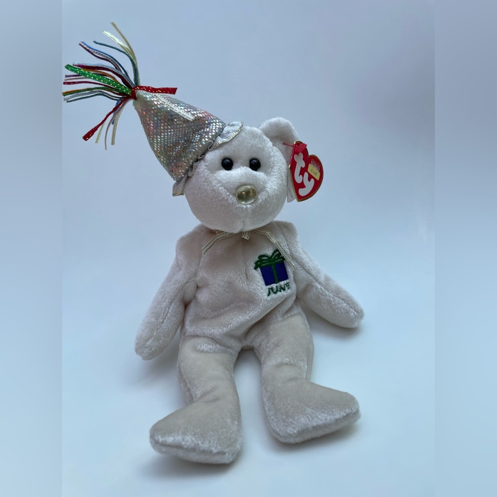 JUNE Birthday Bear beanie baby